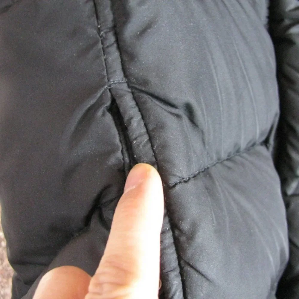 j crew puffer vest M Black